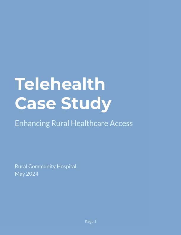 Telehealth Implementation for Rural Hospitals
